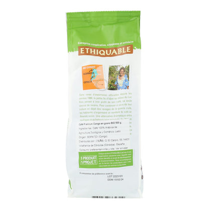 Café Premium Grano Congo 100% Arábica de altura BIO 500 g