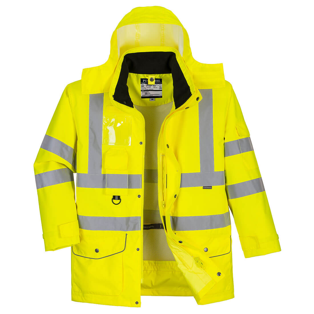 Chaqueta 7 En 1 Transpirable Y De Alta Visibilidad Traffic / 4xl / Amarillo_0