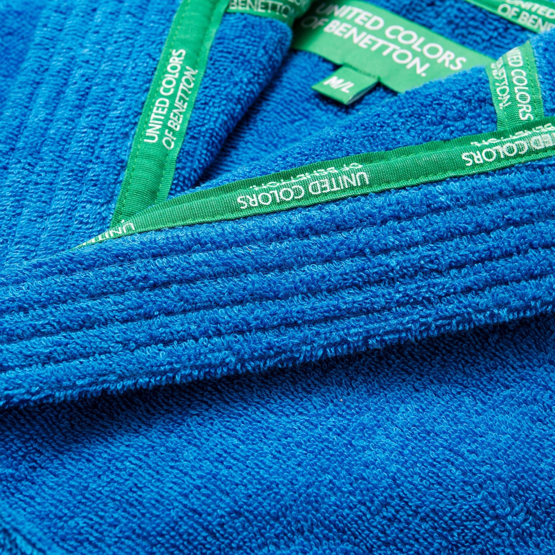 Albornoz Con Capucha L/xl 360gsm 100% Algodón Azul Rainbow Be_5