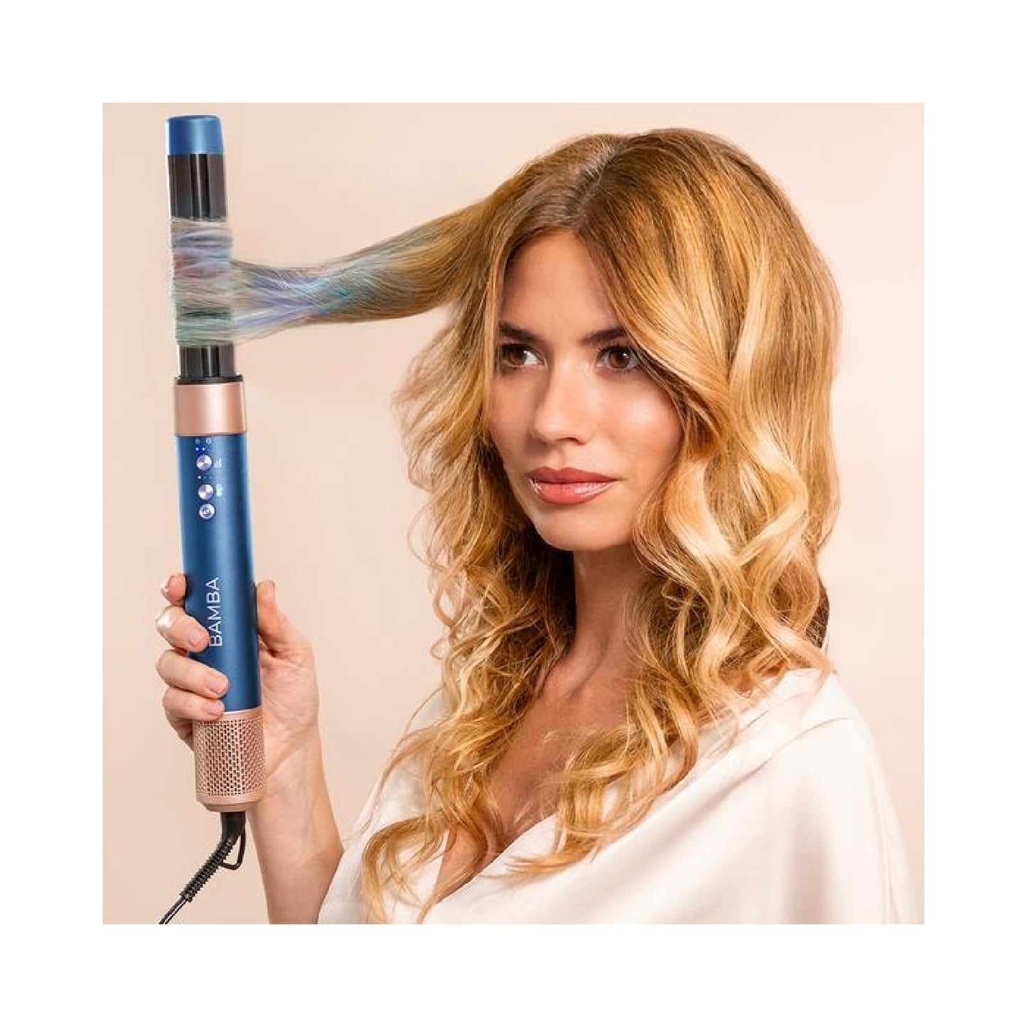Cepillo De Aire Bamba Ceramiccare Airglam Blue Cecotec_2
