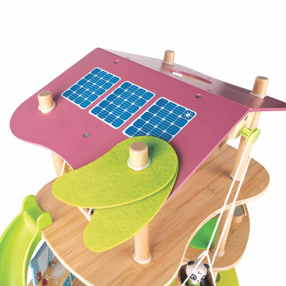 Casa Bambú Osos Pandas Green Planet Explorers Hape_2
