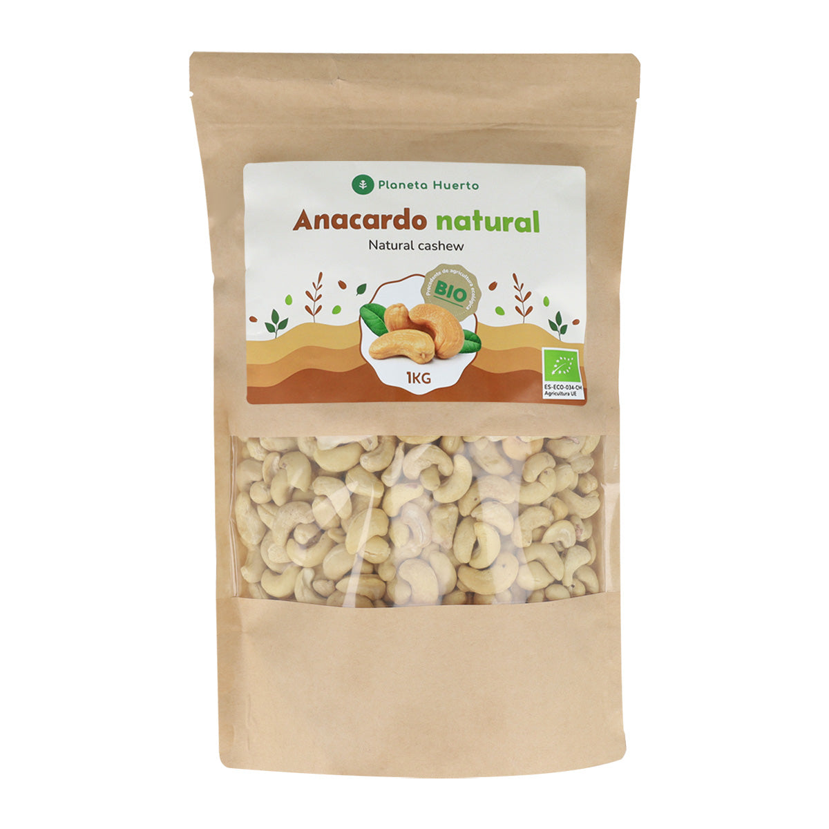 Anacardo natural ECO Planeta Huerto 1 kg
