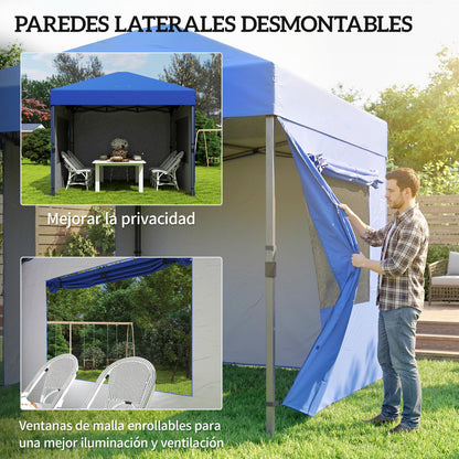 Outsunny Carpa Plegable 3x3 M_4
