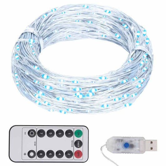 Vidaxl Tira De Luces Con 300 Led Pvc Blanco Frío 30 M_0