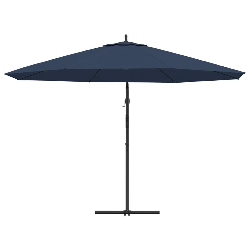 Vidaxl Sombrilla Voladiza 3,5 M Azul_4