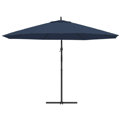 Vidaxl Sombrilla Voladiza 3,5 M Azul_4