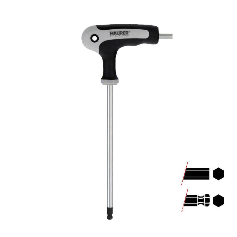 Llave Allen Maurer Con Mango T Con Bola 2,0 Mm_0