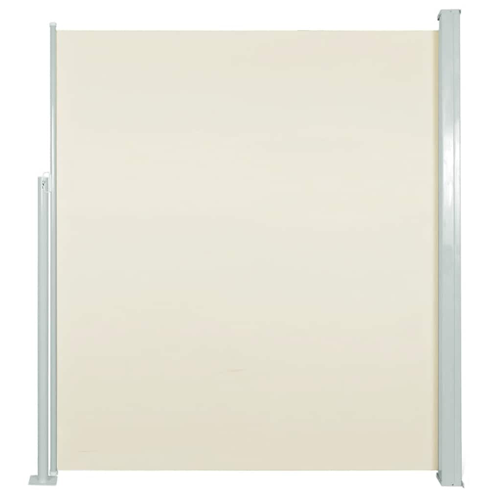 Vidaxl Toldo Lateral Retráctil De Jardín Color Crema 120x500 Cm_0