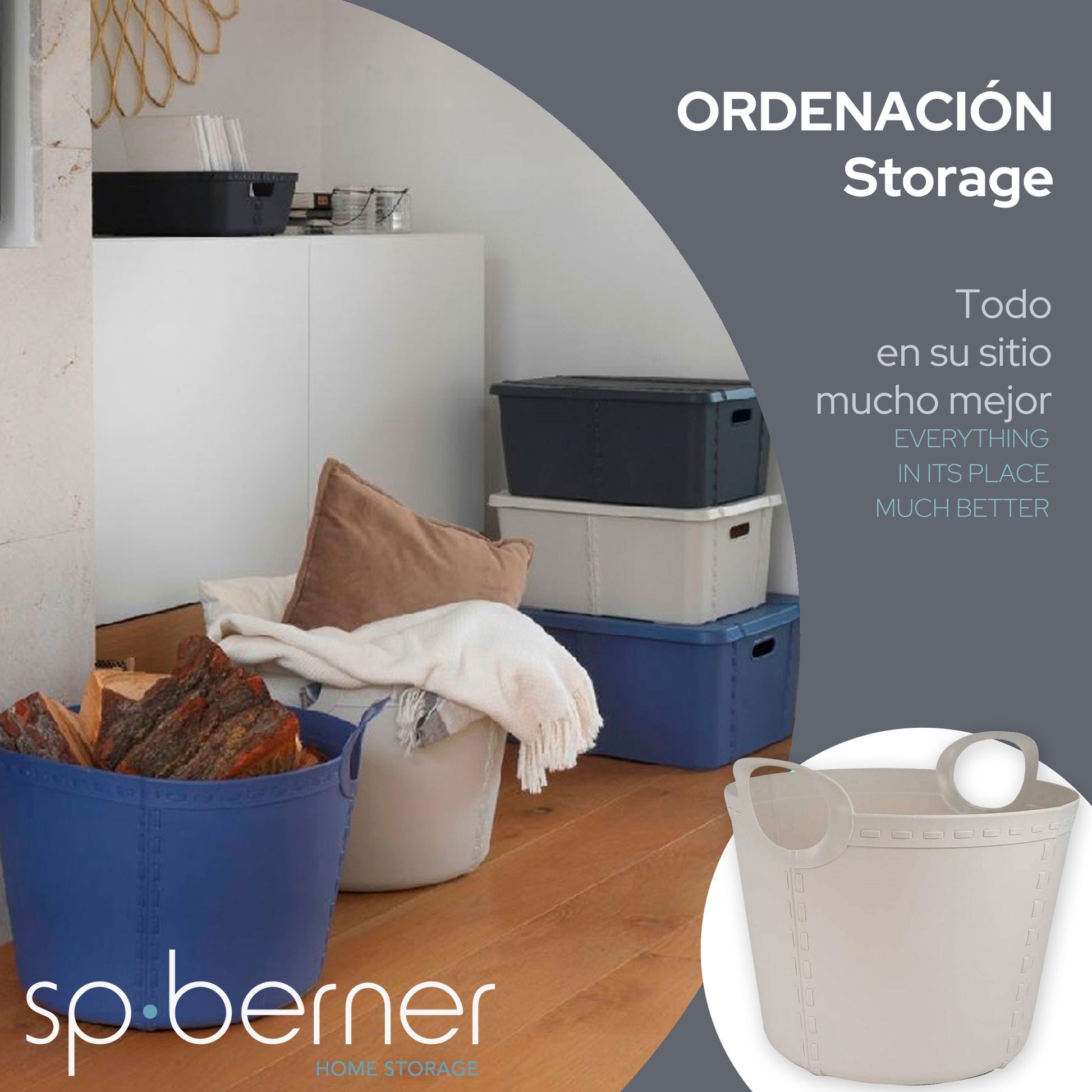 Life Story Cesto Craft Medium 25l Light Grey_1