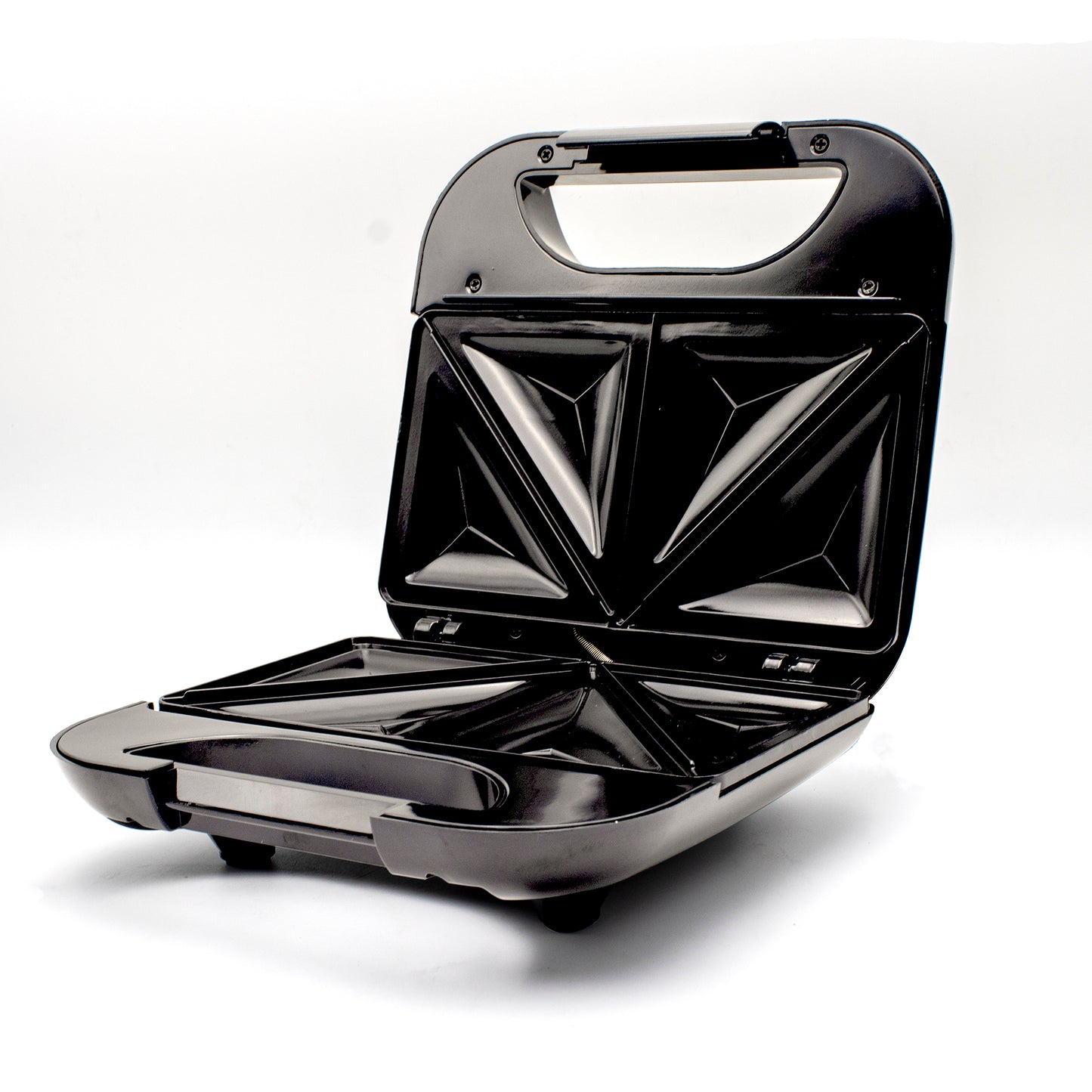 Sandwichera, 2 Sandwiches, Placas Antiadherentes, Tostado Perfecto, Acero Inoxidable, Compacta Mpm Mop-19m 750w