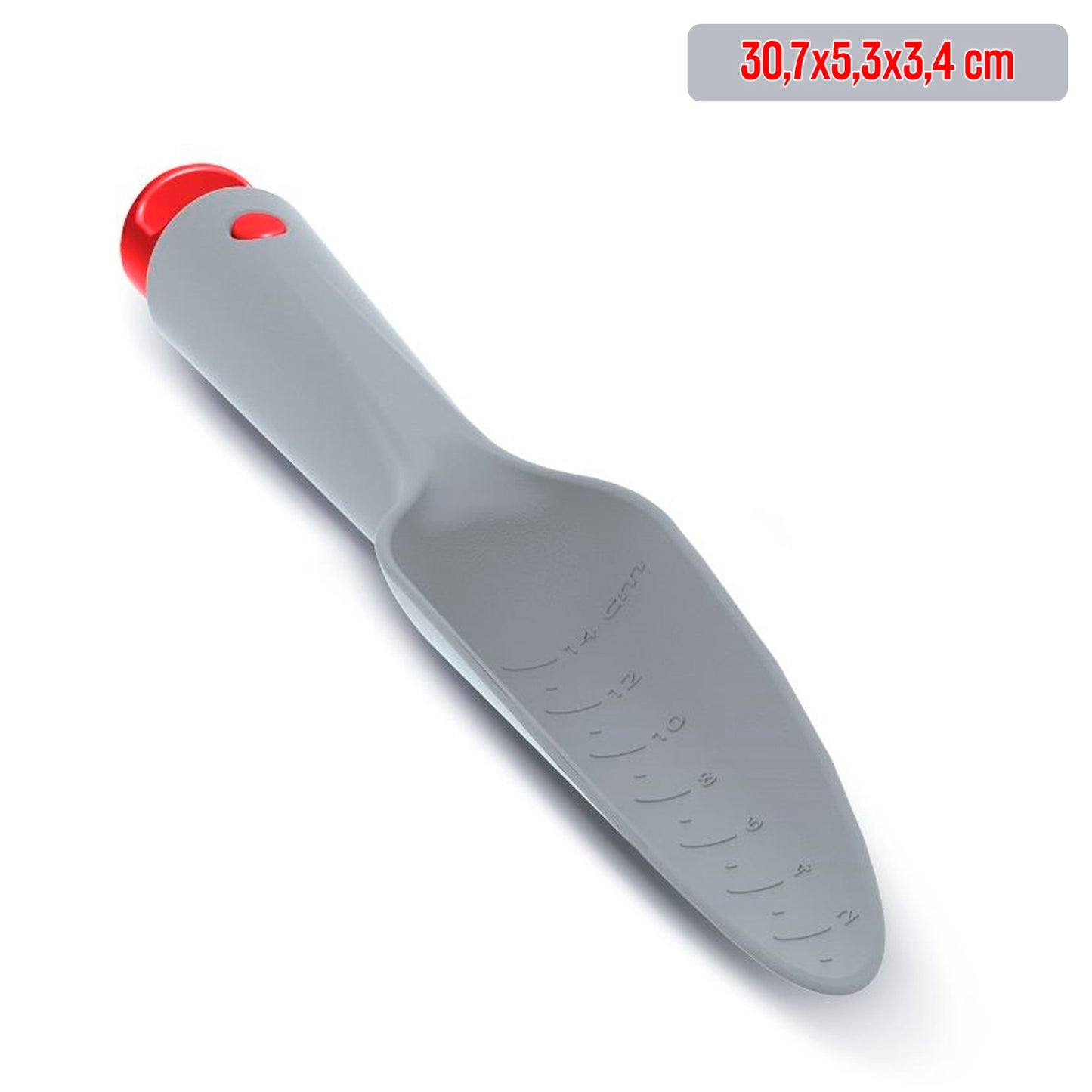 Pala Pequeña R Scoop 1 Plus , Dimensiones (mm) 307x53x34, Color Gris