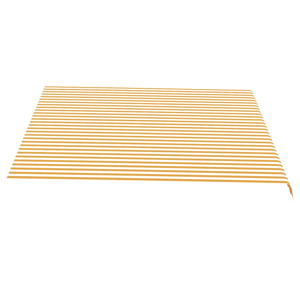 Tela De Repuesto Para Toldo Amarillo Y Blanco 4x3,5 M Poliéster_3