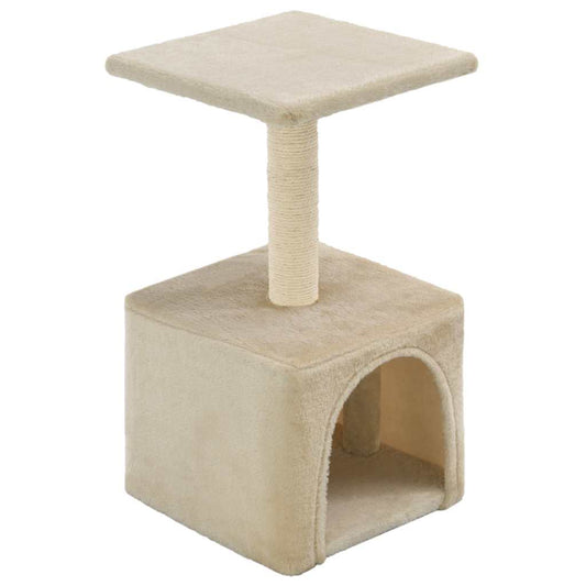 Vidaxl Rascador Para Gatos Con Poste De Sisal 55 Cm Beige_0