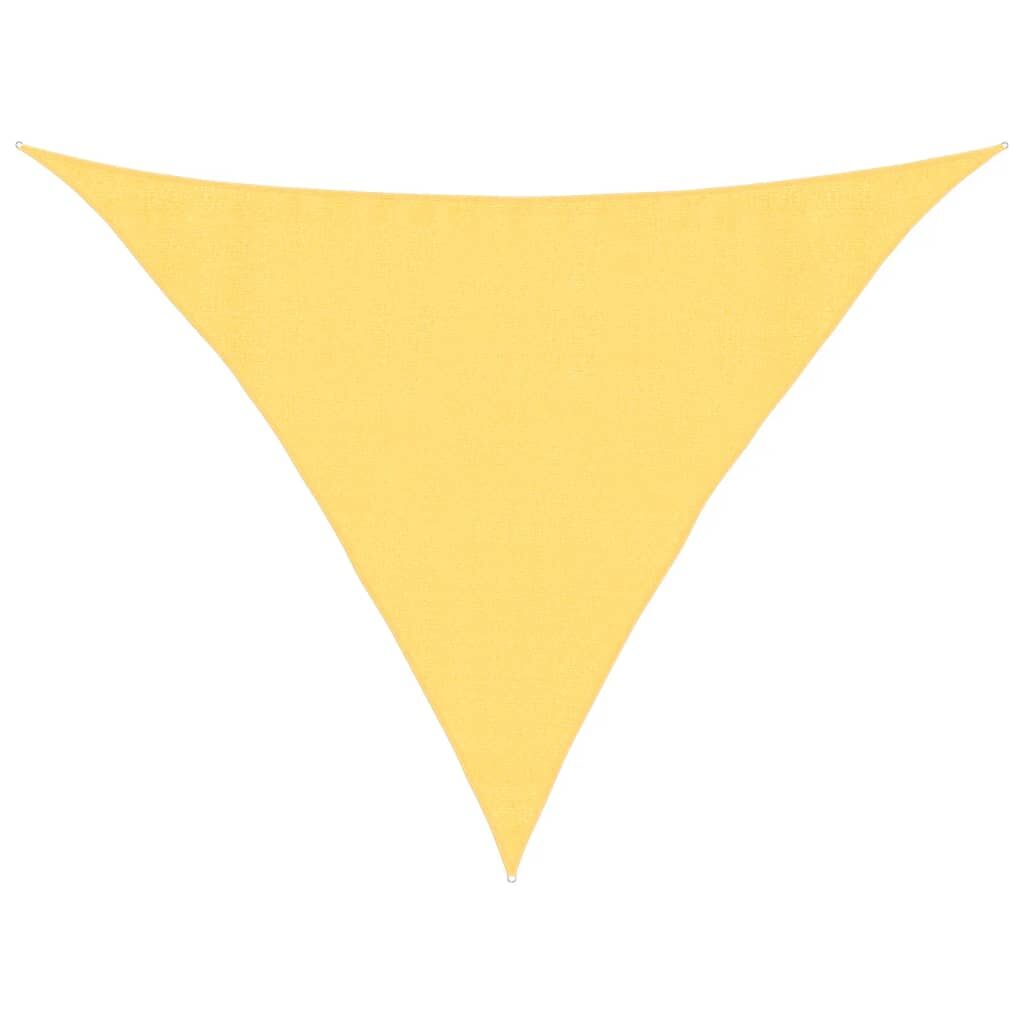 Vidaxl Toldo De Vela Hdpe Beige 160 G/m² 3,5x3,5x4,9 M_0