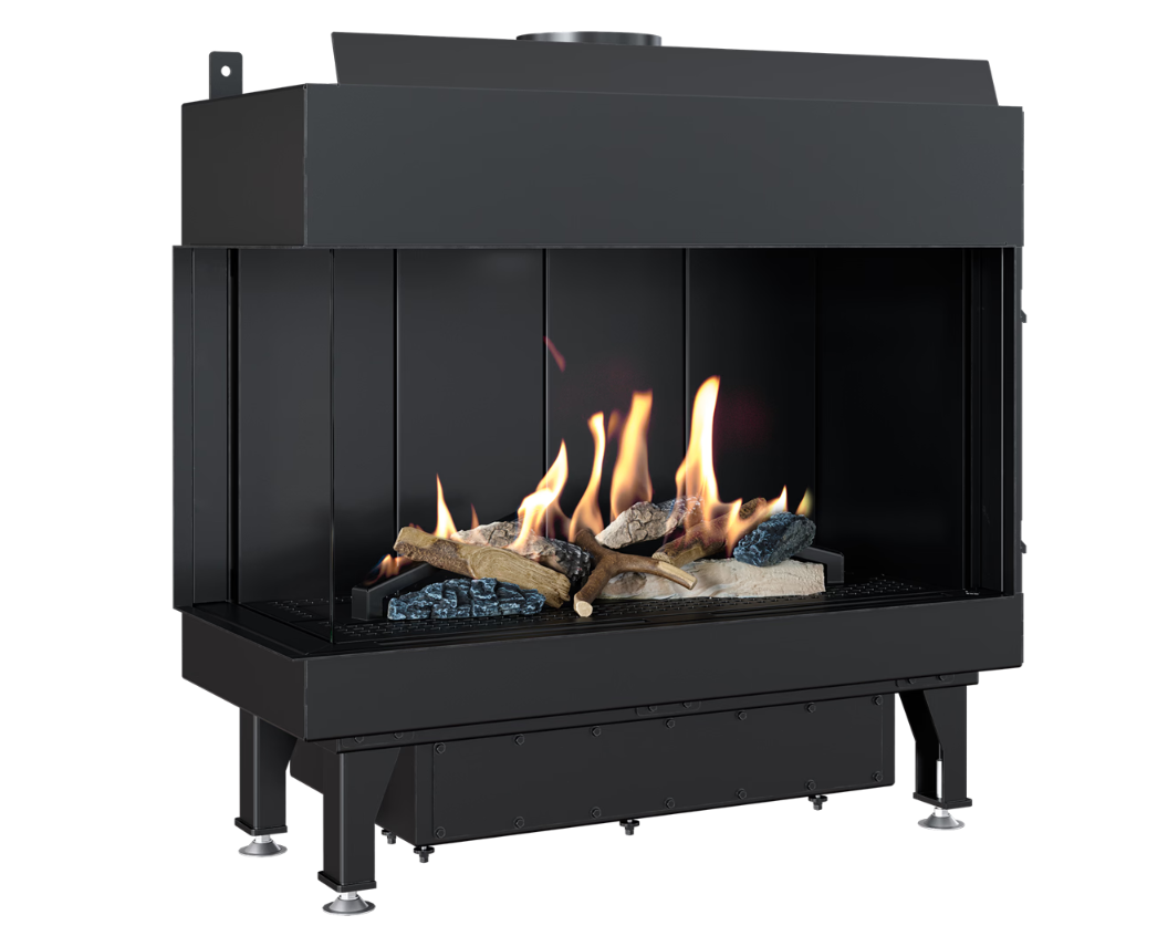 Bricosol Chimenea De Gas Kratki Leo 70 Izquierda Propano ∅ 100/150 4,8 Kw_0