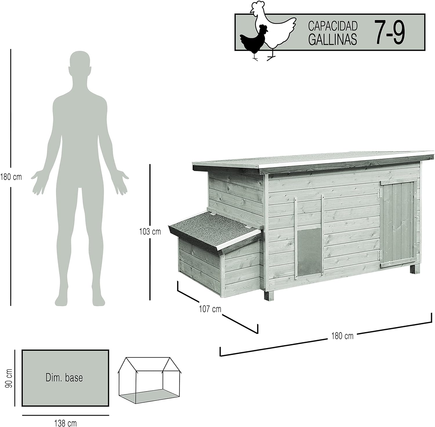 Gallinero Vosges - Fabricación Europea Muy Robusto_1