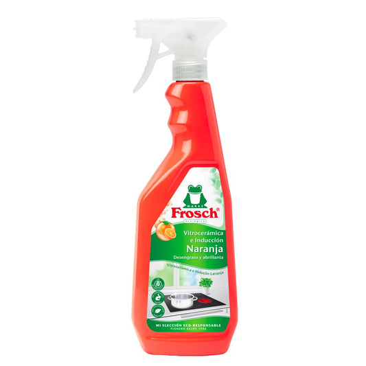 Limpia Vitro e Inducción Naranja eco Frosch 750 ml
