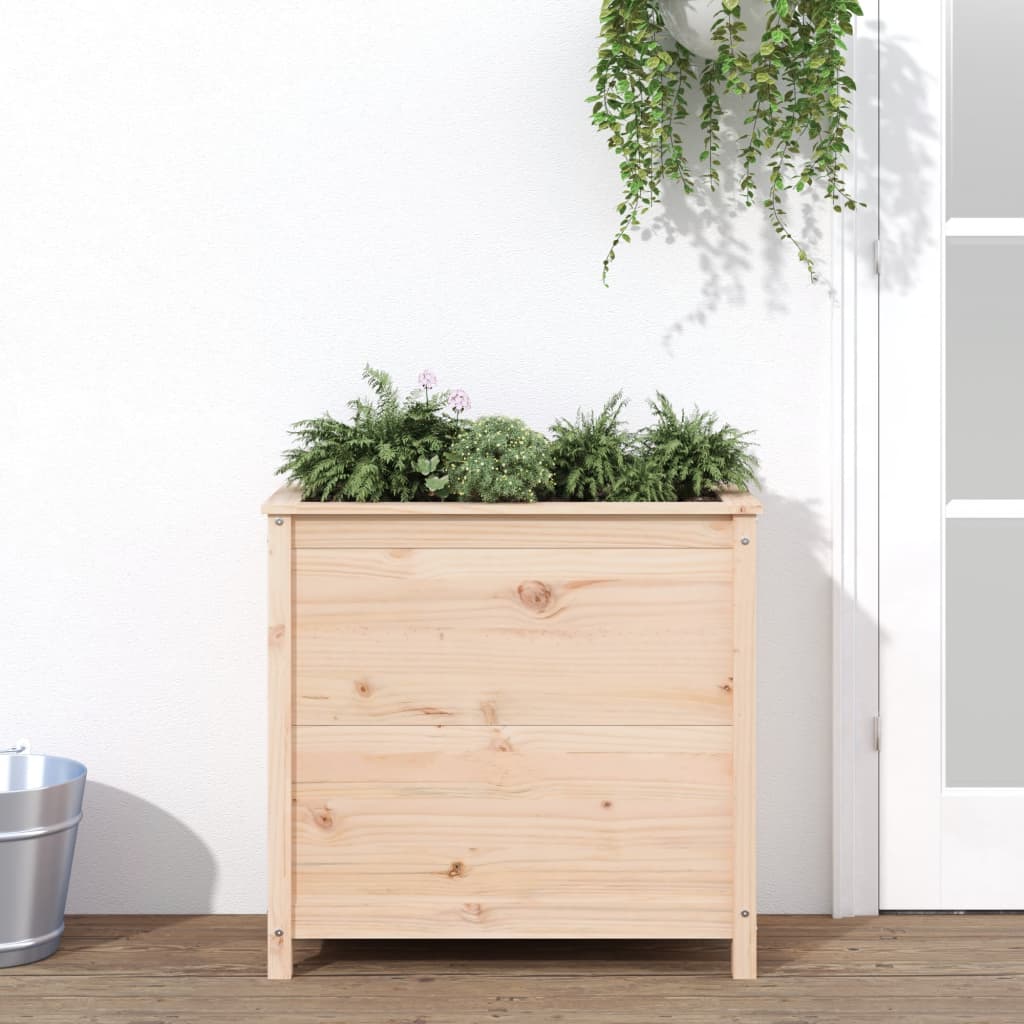 Jardinera Madera Maciza De Pino 82,5x40x78 Cm_1