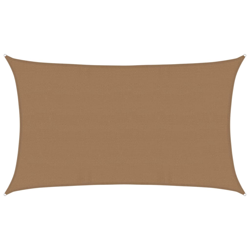 Toldo De Vela Gris Taupe Hdpe 160 G/m² 5x8 M_0