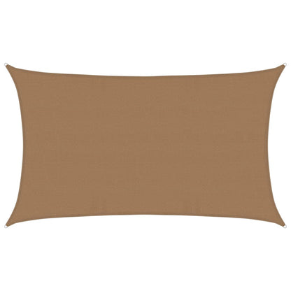Toldo De Vela Gris Taupe Hdpe 160 G/m² 5x8 M_0