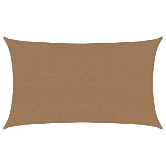Toldo De Vela Gris Taupe Hdpe 160 G/m² 5x8 M_0