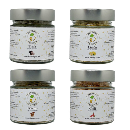 Surtido Sal Trufa, Boletus, Chiili Y Limón. 4 Tarrros De 125 Gr._0