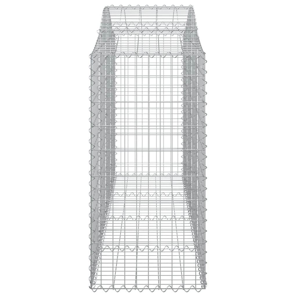 Cestas De Gaviones 7 Uds Forma De Arco Hierro 200x50x100/120 Cm_4