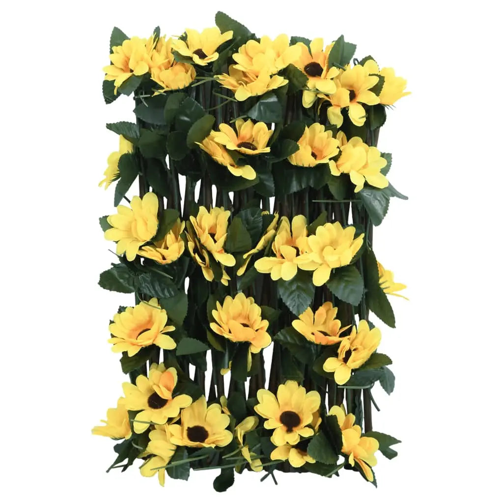Enrejado Expansible Hiedra Artificial Amarillo 5 Uds 180x20 Cm / Vetonek_3