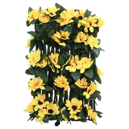 Enrejado Expansible Hiedra Artificial Amarillo 5 Uds 180x20 Cm / Vetonek_3