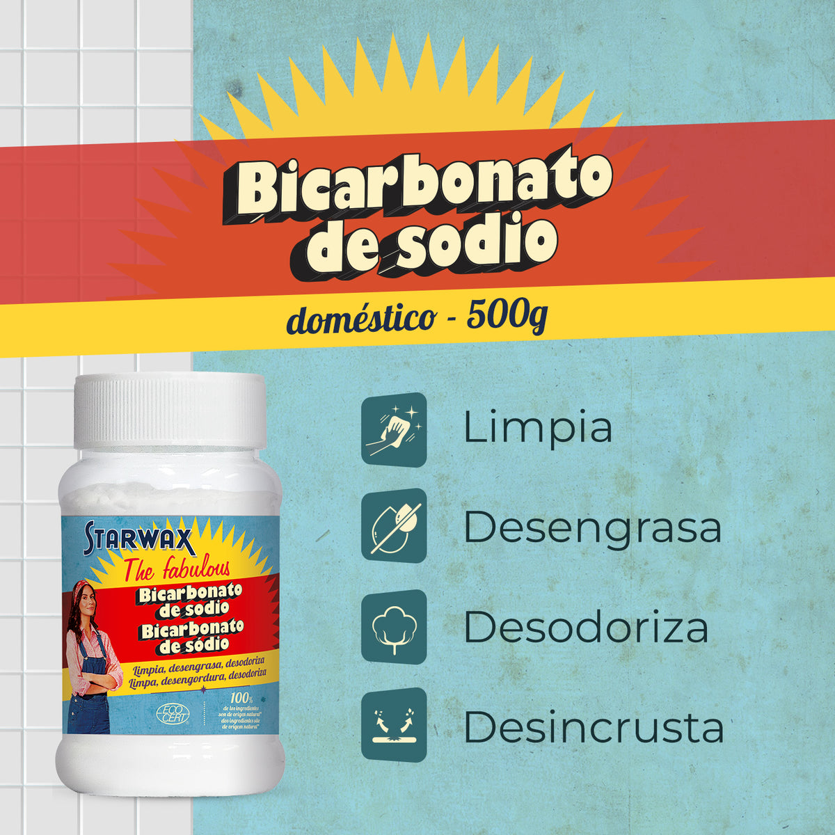 Bicarb sodio Starwax The Fabulous 500g c6