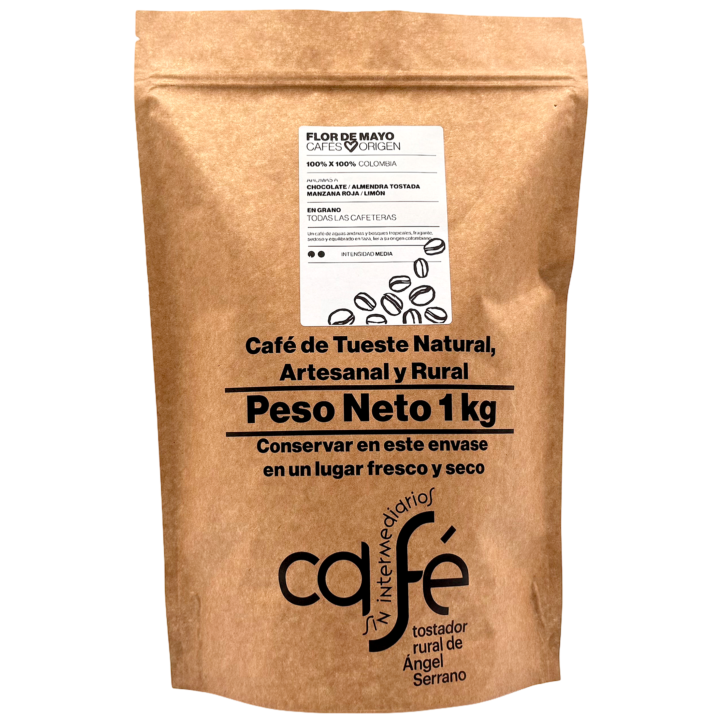 Cafe Sin Intermediarios Café Colombia Flor De Mayo En Grano 1 Kg_0
