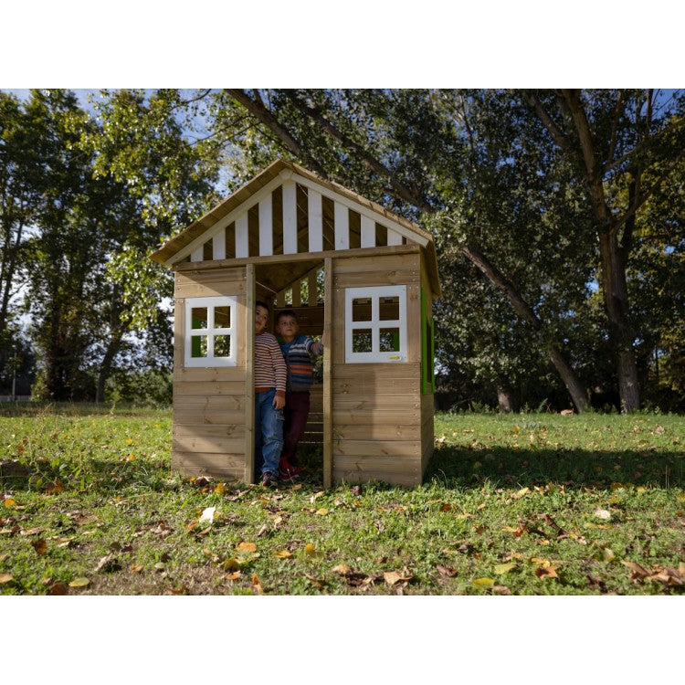 Casita De Madera Masgames Lollipop Xxl Horeca + Cocinita Rosa._5