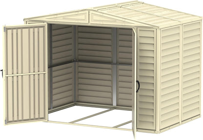 Duramax - Caseta Jardín - Duramate 8x6 - Resina Pvc - Color Marfil_3