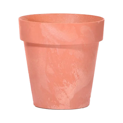 Maceta Cube Beton Effect 0,6l., Dimensiones (mm) 110x110x97, Color Terracota_0