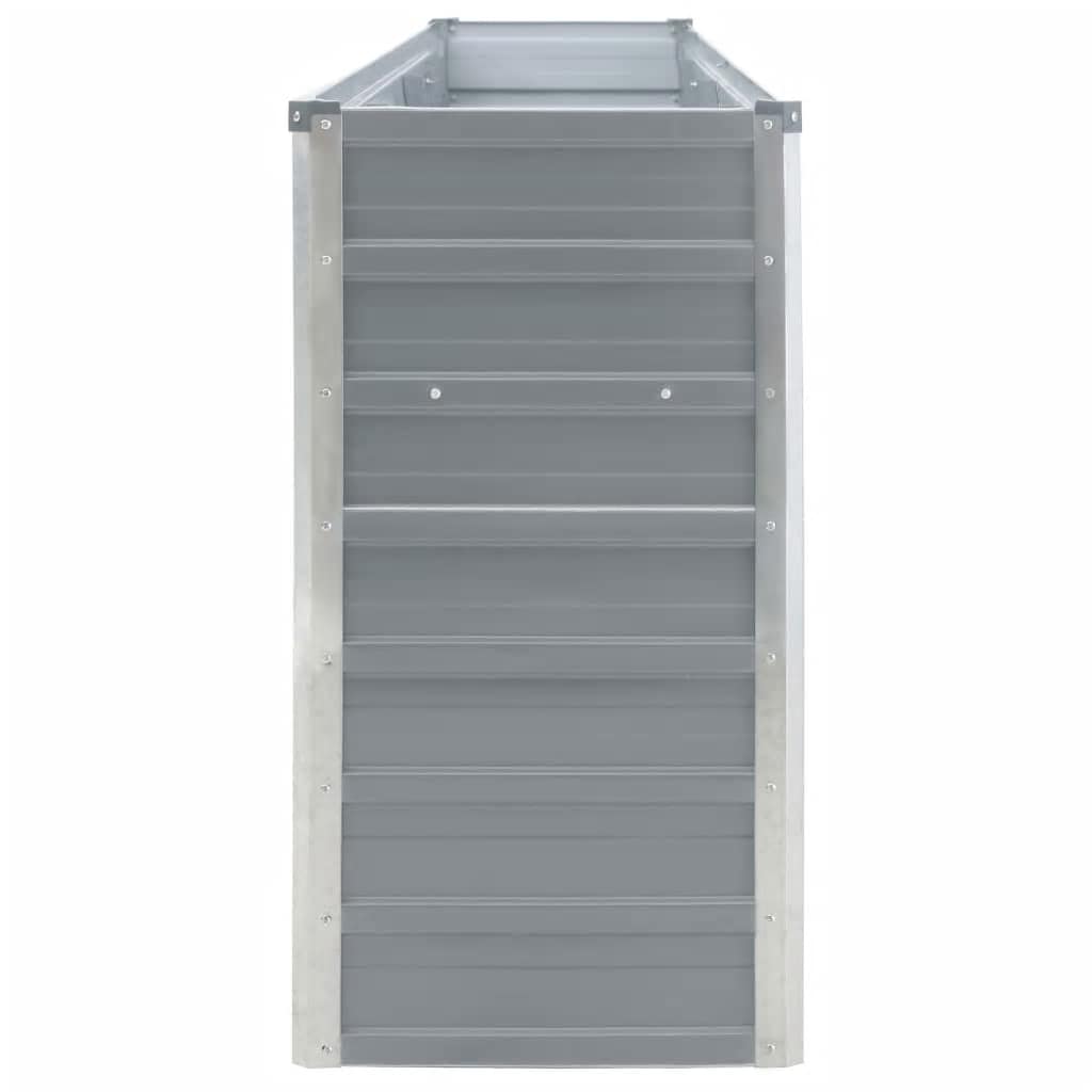 Jardinera Elevada Acero Galvanizado Gris 320x40x77 Cm_3