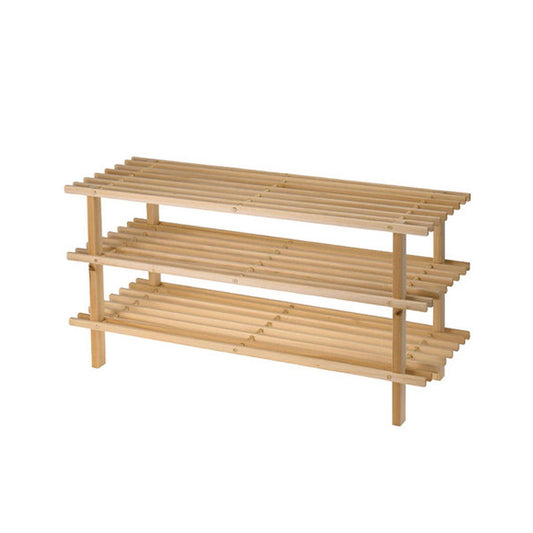 Well Home Zapatero De Madera 3 Baldas 77x26x40cm_0