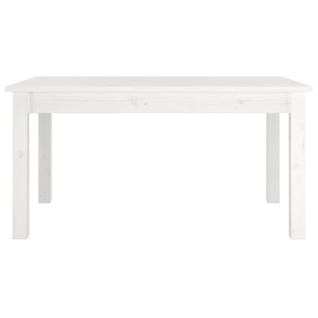 Mesa De Centro De Madera Maciza De Pino Blanco 80x50x40 Cm_1