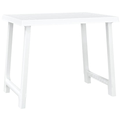 Vidaxl Mesa De Camping Con Aspecto De Madera Pp Blanco 79x56x64 Cm_0