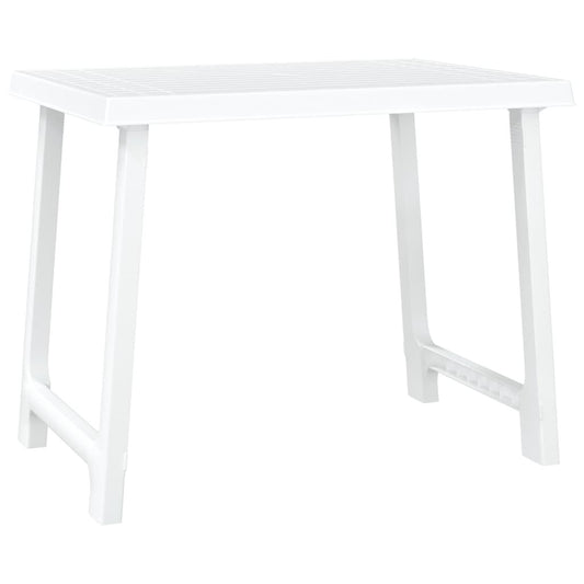 Vidaxl Mesa De Camping Con Aspecto De Madera Pp Blanco 79x56x64 Cm_0