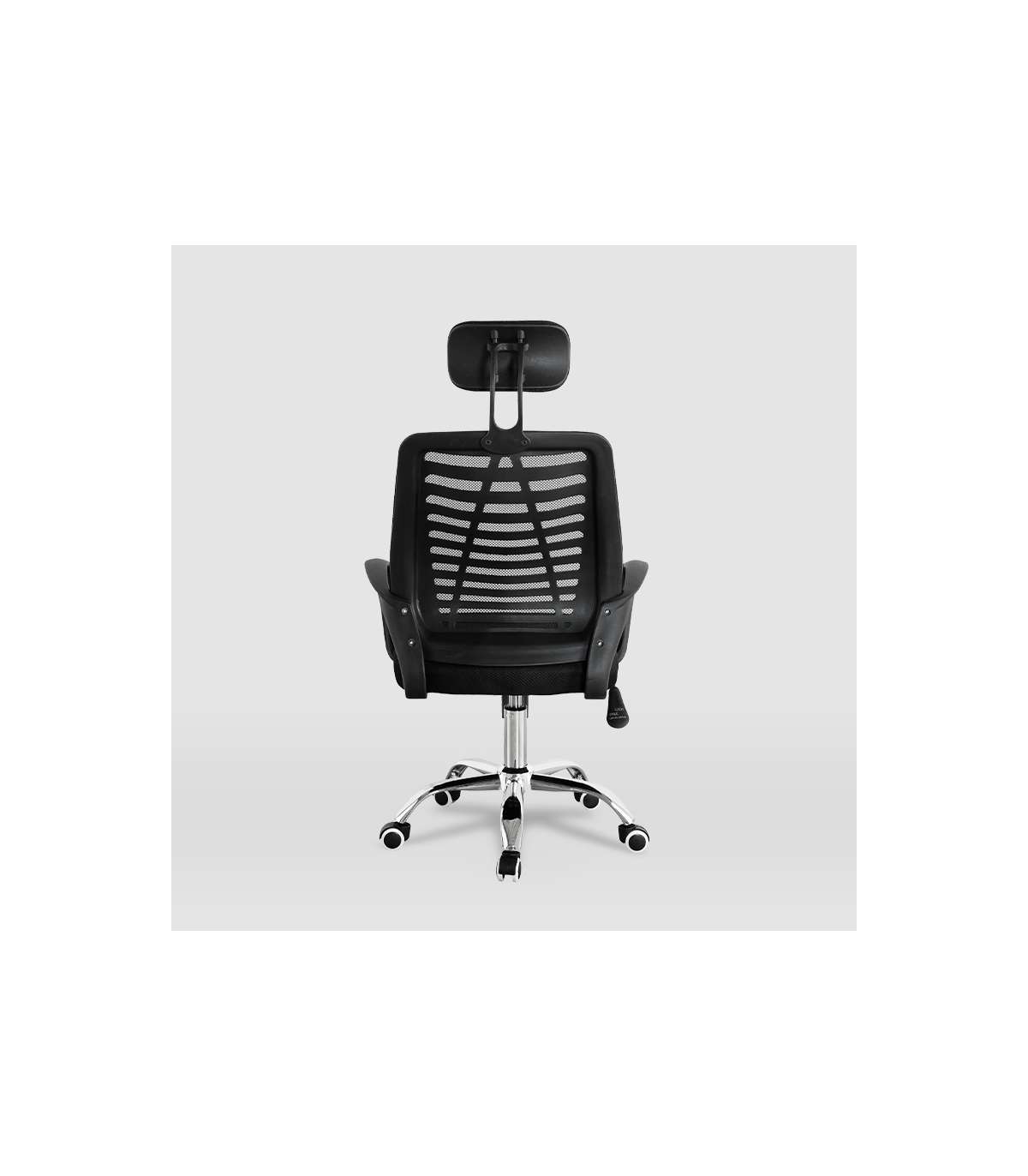 Silla Despacho Giratoria Esther Tapizada En Tejido Transpirable Negro, 111/121cm(alto) 61c_2