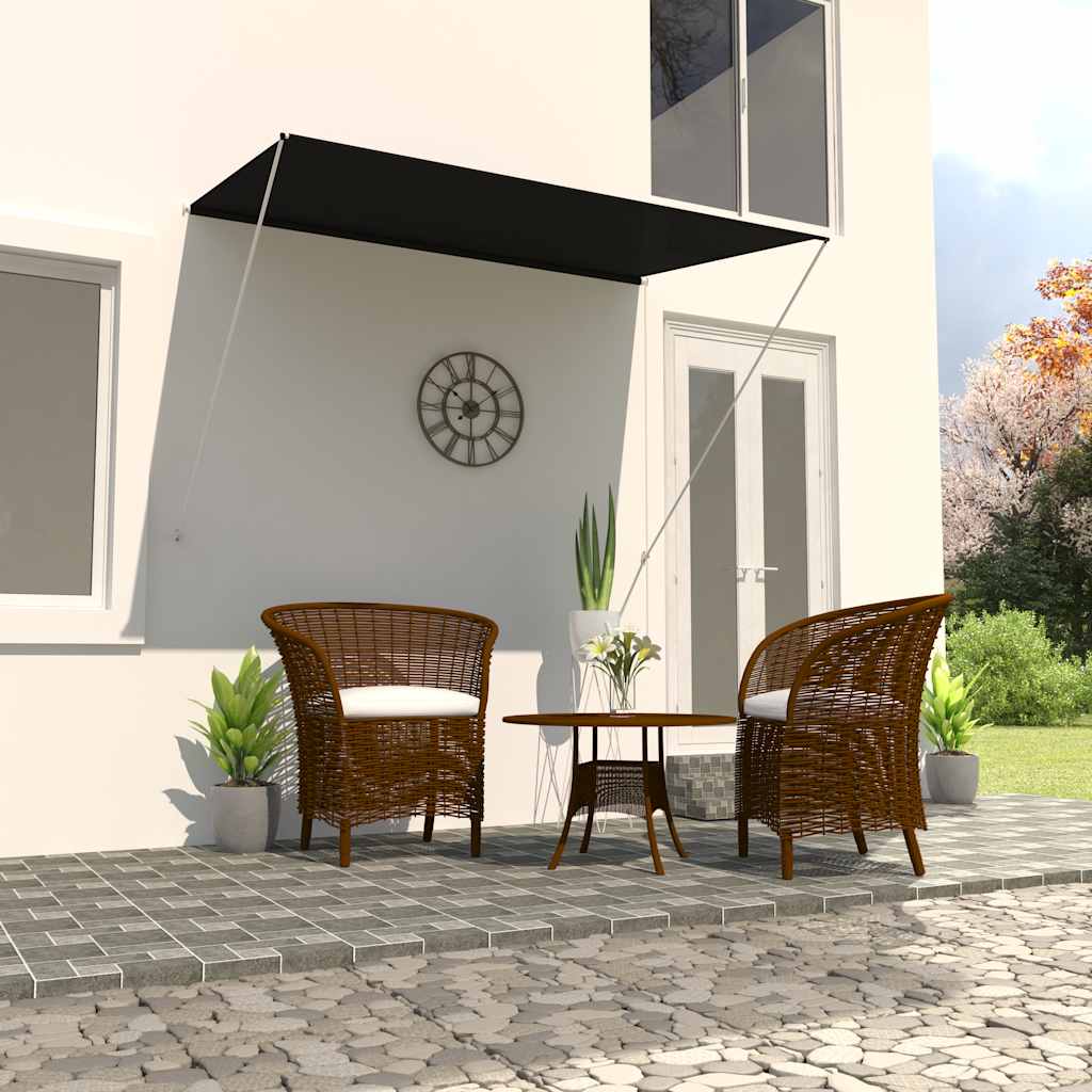 Toldo Retráctil 200x150 Cm Gris Antracita_1