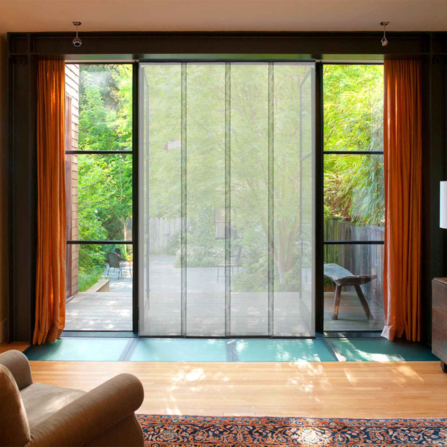 Mosquitera Para Puerta Max 100 X 220 Cm Cortina De Paneles_2