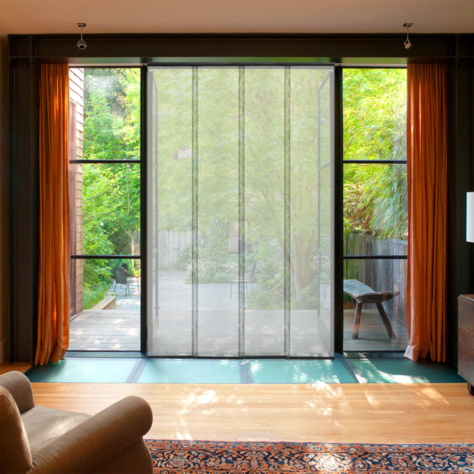 Mosquitera Para Puerta Max 100 X 220 Cm Cortina De Paneles_2