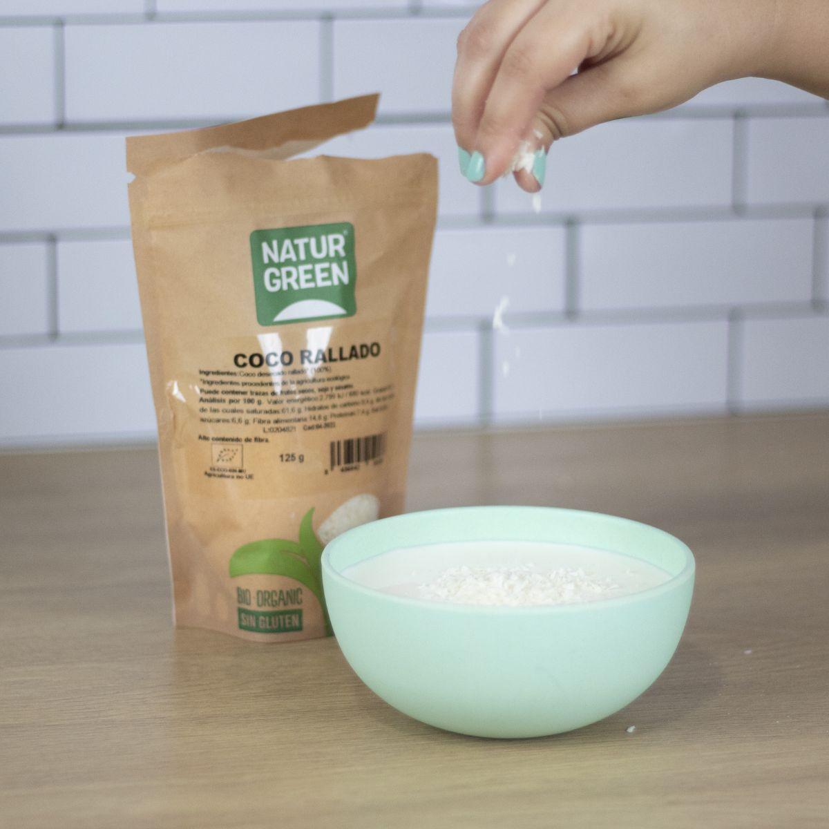 Coco rallado bio Naturgreen 125 g