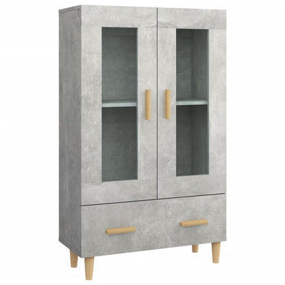 Aparador De Madera Contrachapada Gris Hormigón 70x31x115 Cm / Vetonek_2
