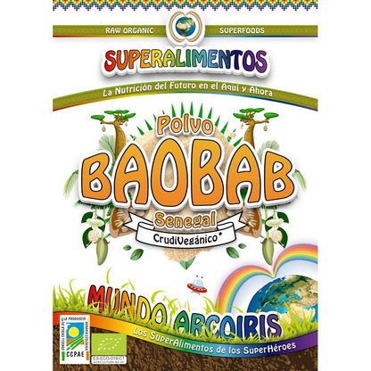 Baobab ecológico en polvo Mundo ArcoIris  1 kg