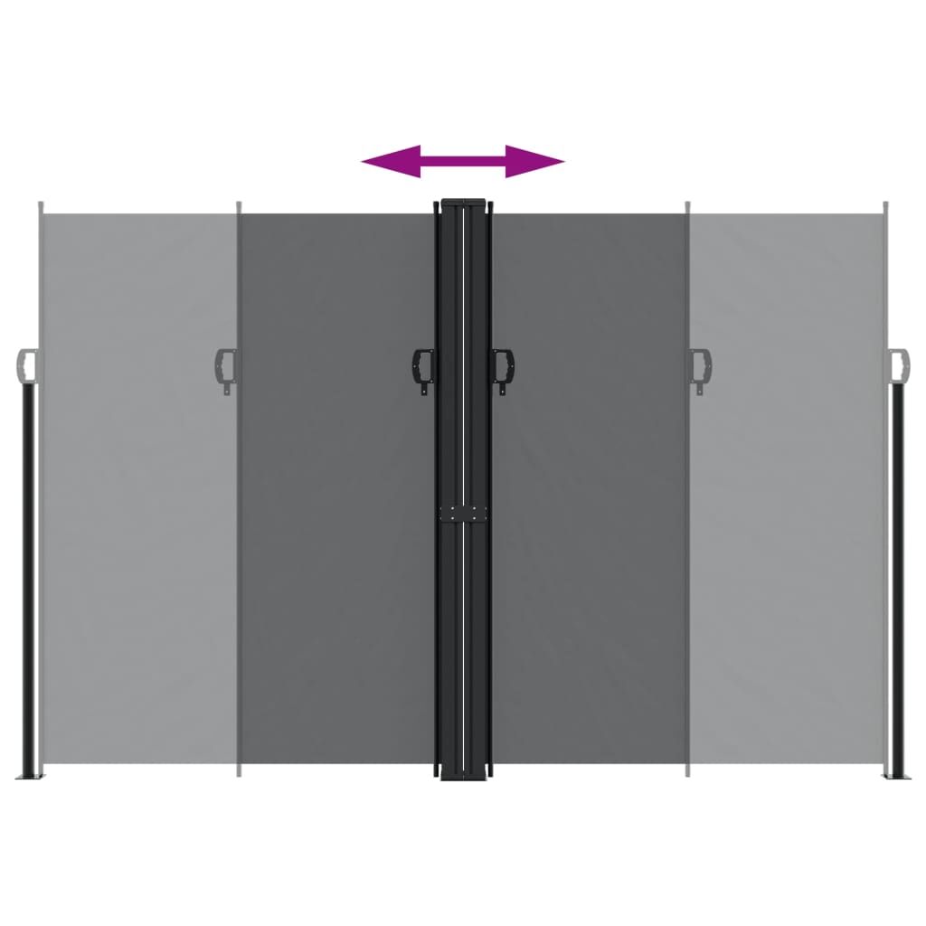 Vidaxl Toldo Lateral Retráctil Negro 220x600 Cm_4