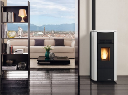 Extraflame Estufa De Pellet Ventilada Giusy Evo 2.0 1280508 Acabado Burdeos_1