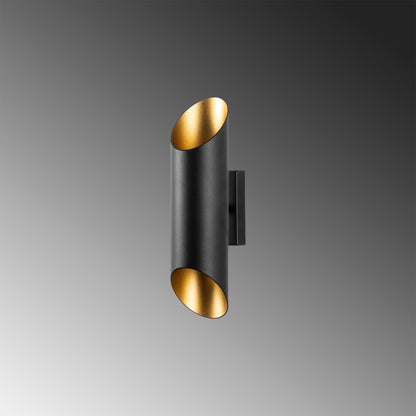 Aplique De Pared, Metal , Negro, 8x12x30, Casquillo 2 X G9 Max 10 W_2