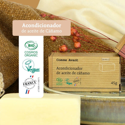 Acondicionador Sólido Con Aceite De Cáñamo - Higo Y Leche De Coco_2